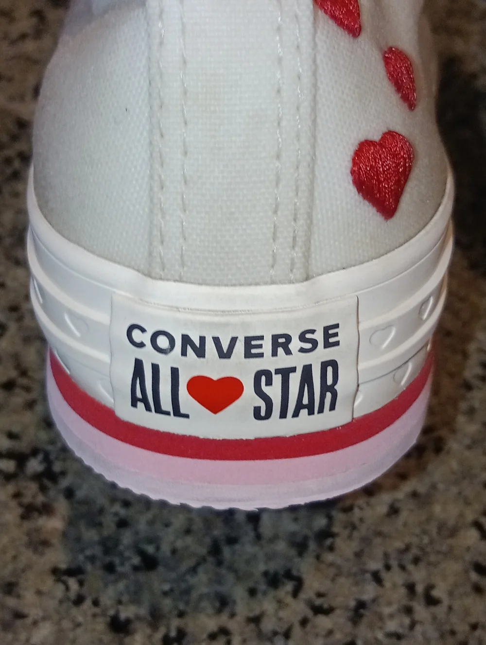 Converse Chuck Taylor All Star Lift Love Me Lots High-Top Sneaker  Women 6